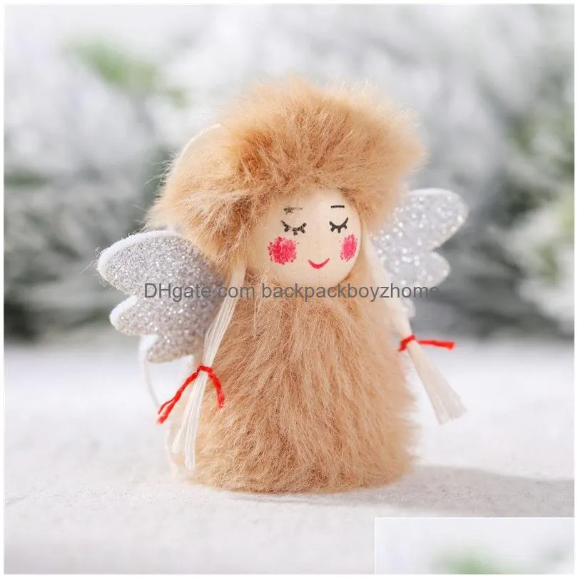 christmas pendant dolls boys girls christmas tree hanging ornament xmas new year infant plush gift toys