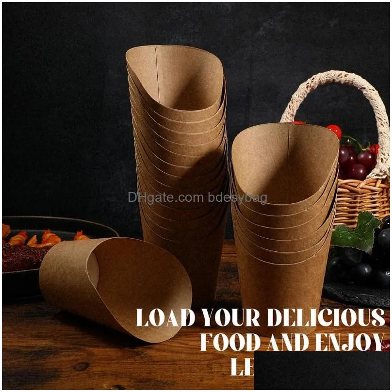 gift wrap 100pcs popcorn paper cups holders ice cream storage french fries holder for home restaurant shopgift giftgift