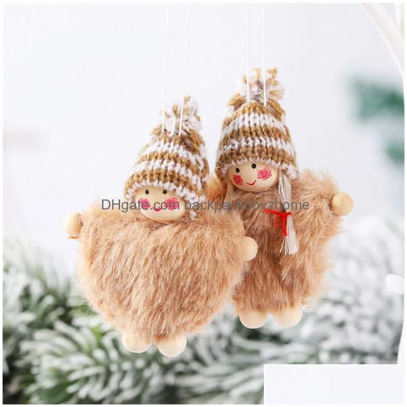 girl christmas tree hanging doll boys girls christmas tree ornament xmas hanging pendant dolls baby xmas gift