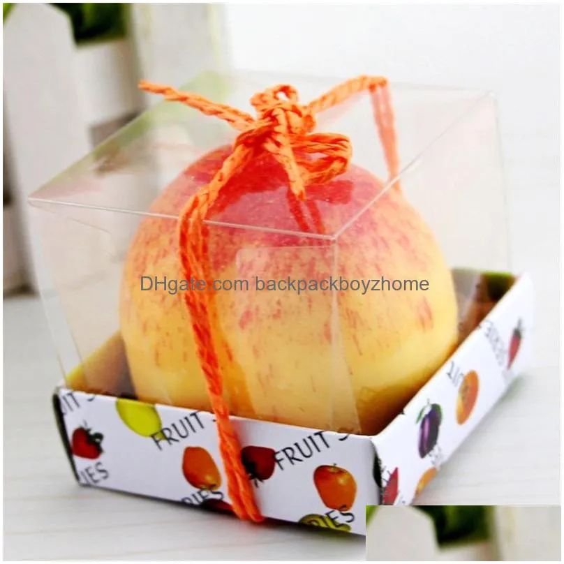  shaped fruit candles fruit fragrant candle romantic home party wedding birthday party decoration candles valentine gift