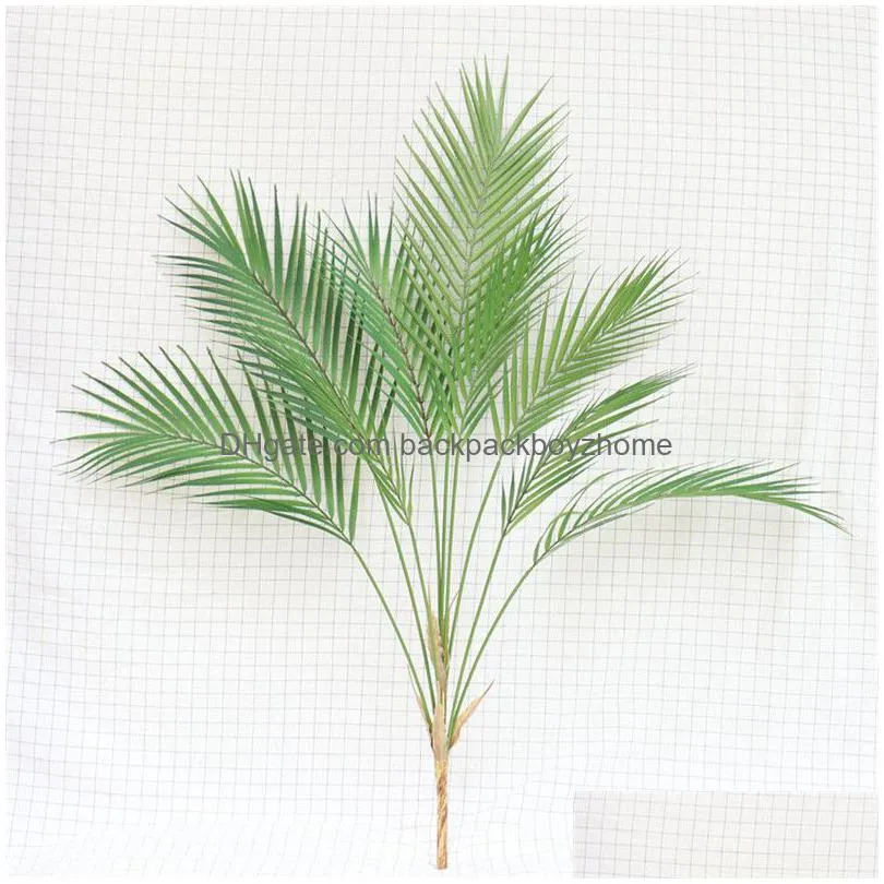 artificial palm leaf artificial scattered tail leaf wedding decoration green plants house home office bonsai decoration
