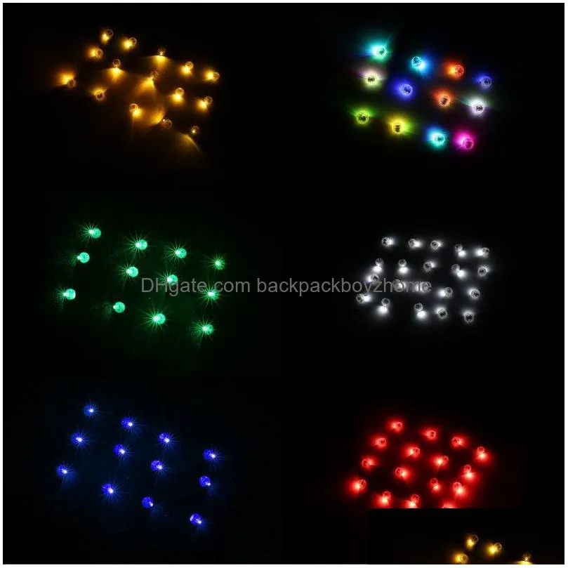 100pcs/lot round ball light rgb flash ball lamp lantern balloon lights christmas halloween wedding party decoration