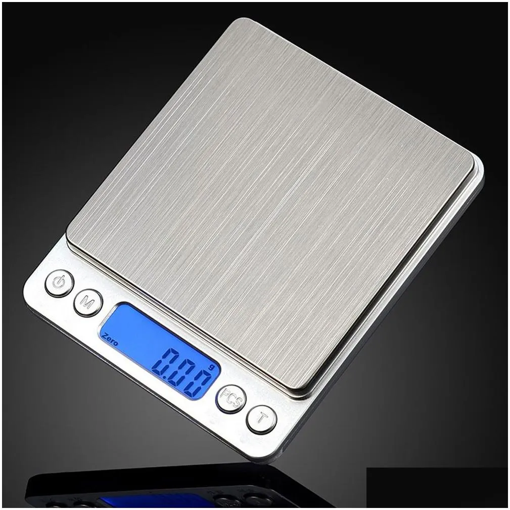 portable digital kitchen bench household scales balance weight digital jewelry gold electronic pocket weight add 2 trays balance