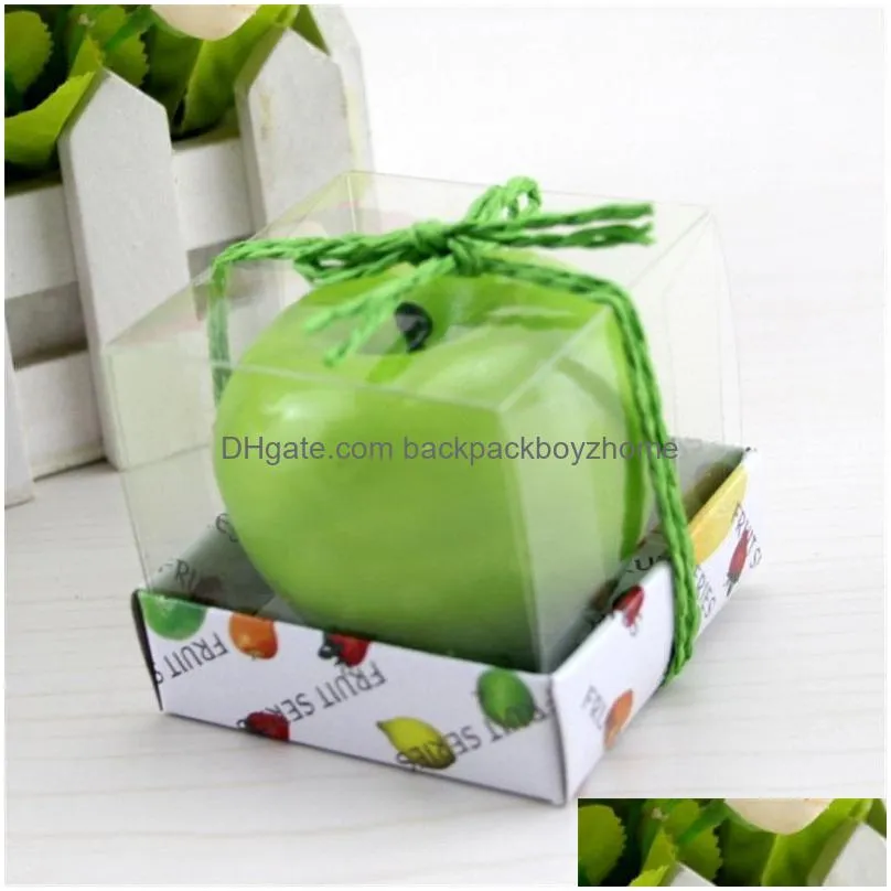  shaped fruit candles fruit fragrant candle romantic home party wedding birthday party decoration candles valentine gift