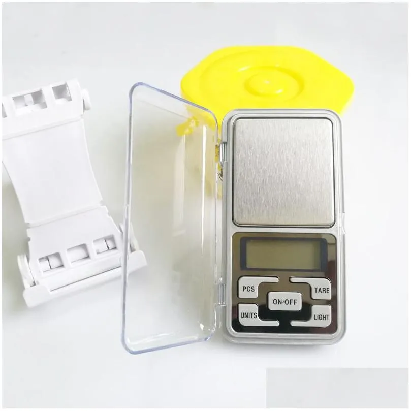 mini electronic digital scale jewelry weigh scale balance pocket gram lcd display scale with retail box 500g/0.1g 200g/0.01g