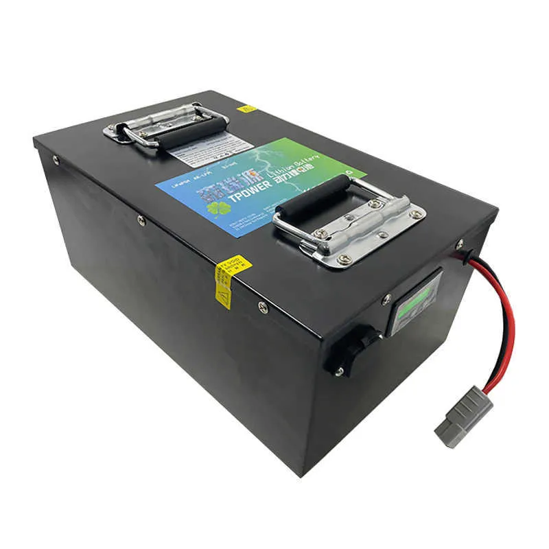 60V 30Ah Lifepo4 Battery with BMS for Electric Bicycle Bike Scooter Boat Industrial Equipment Tricycle + 5A 