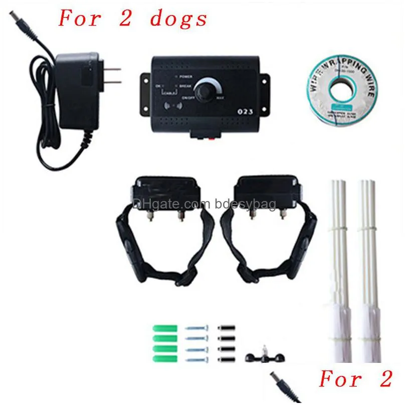 electric dog fence system inground waterproof rechargeable training collars for pets