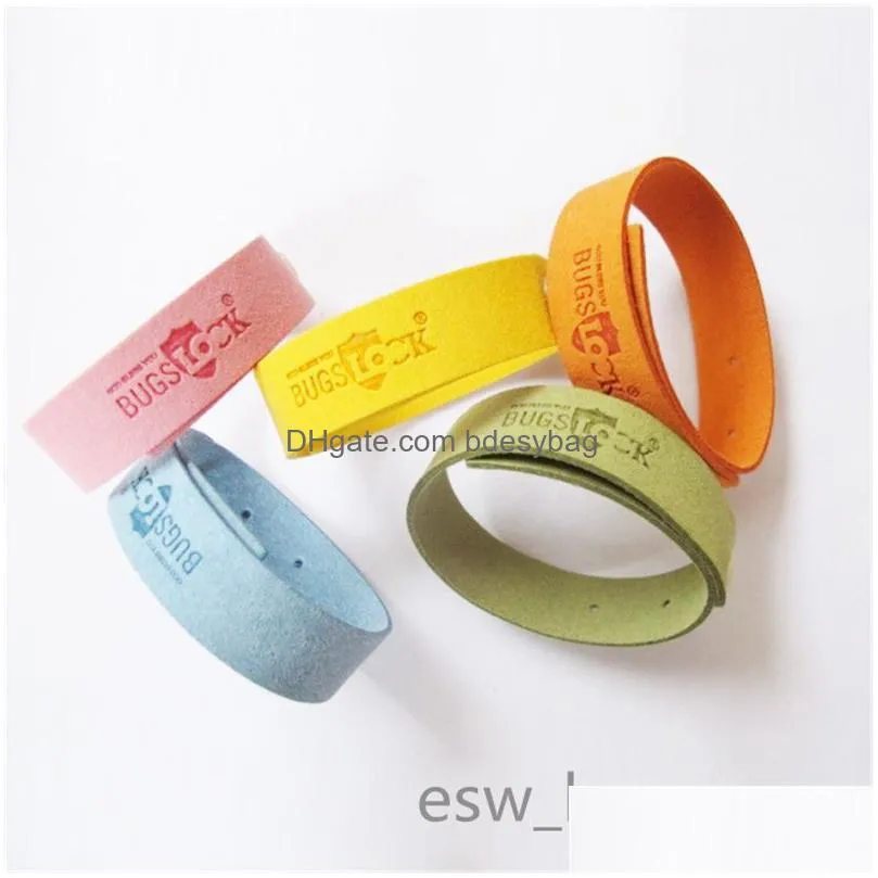 mosquito repellent band bracelets nonwoven fabric anti mosquito wristband hand ring for adult kids indoor outdoor trip pest control