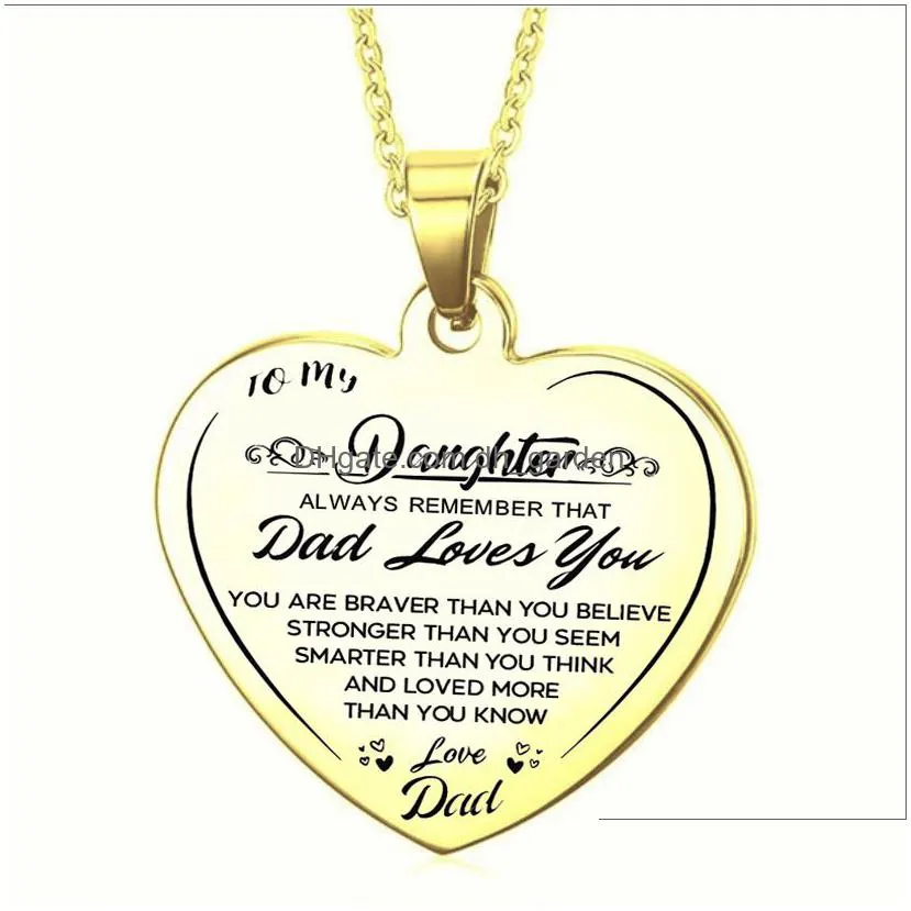 to mom necklace gold stainless steel heart pendant necklaces mom birthday mothers day gift from daughter