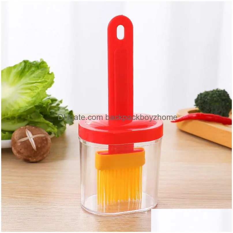 silicone oil brush temperature resistant oil bottle baking pancake barbecue cooking bbq grilling accessories tool kitchen gadget
