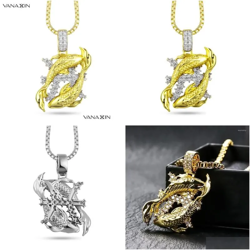 pendant necklaces pisces zodiac sign natural stones paired pendants for couples necklace mens punk jewelry giftpendant morr22