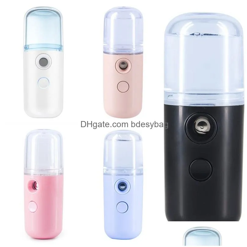 nano facial sprayer summer party favors 30ml visual water tank portable face steamer mini usb nano mister for lash extensions skin