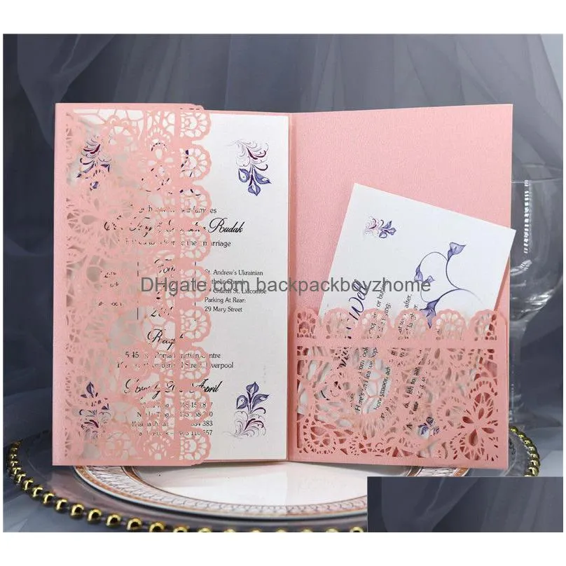 glitter wedding invitation cards personalized glittery laser hollow invitation card business wedding engagement party invitation cards