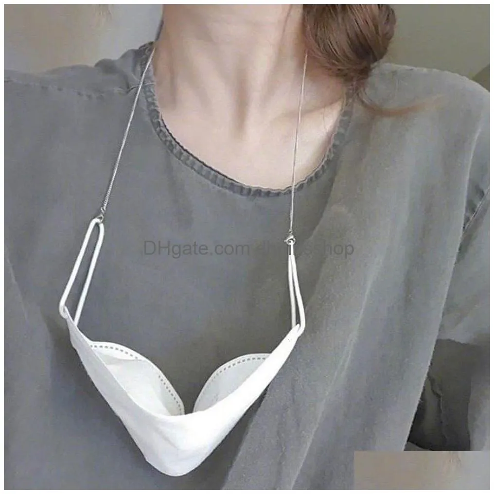 eyeglasses chains korean vintage pearls glass bead necklace mask chain strap hang on neck glasses holder rope for women 221119