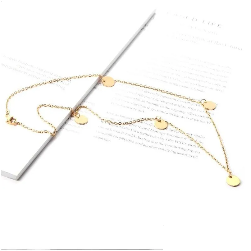 pendant necklaces 2023 collier choker 8mm babygirl gold chain necklace for women men jewelry stainless steel setpendant