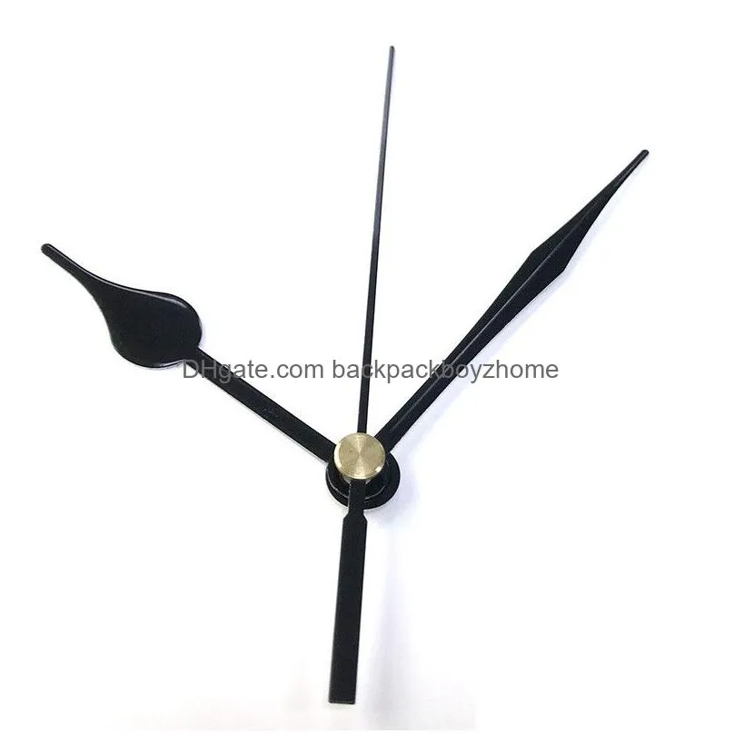 diy quartz clock movement kit black clock accessories spindle mechanism repair with hand sets hanging clock accessory