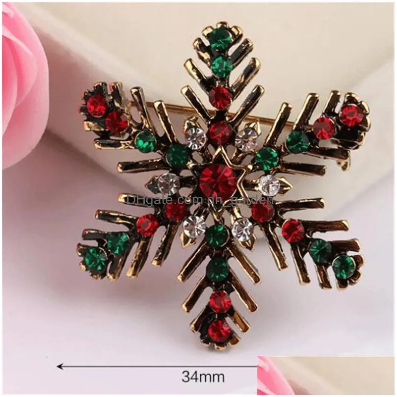 maple leaf brooch mens shirt wedding suit snowflake badge pin gift fashion crystal jewelry