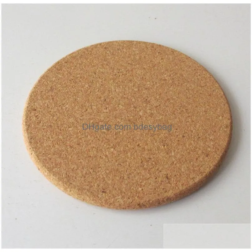 cork coaster mats for drink absorbent heat resistant reusable tea coffee coasters