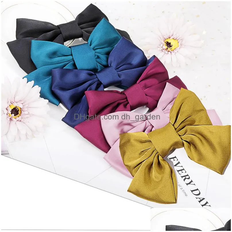 2021 new arrival big bows hair clips women girls headband fashion korean sweet hairs accessories