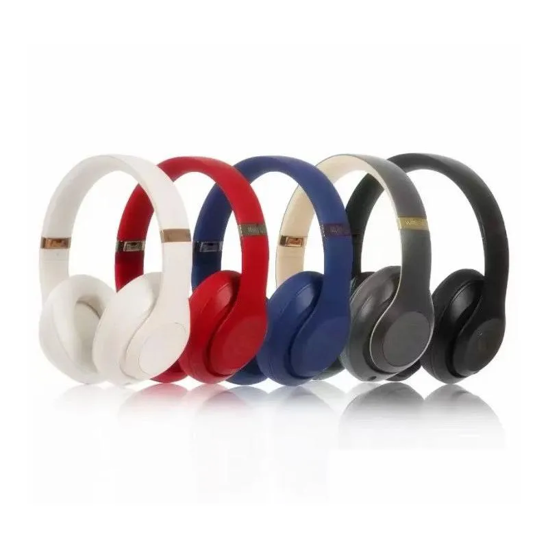 st3.0 udio wireless headphones stereo bluetooth headsets foldable earphone animation showing