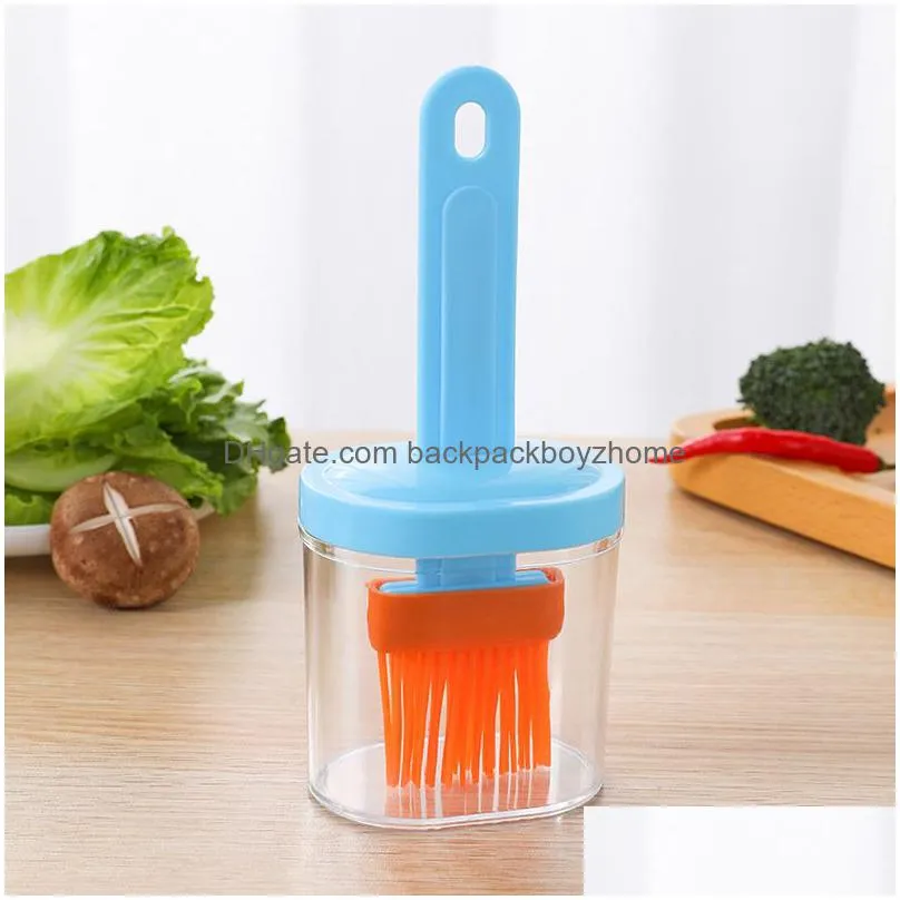silicone oil brush temperature resistant oil bottle baking pancake barbecue cooking bbq grilling accessories tool kitchen gadget