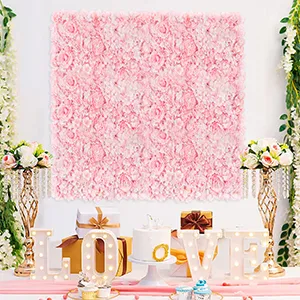 Silk Rose Flower Panels for Backdrop Wedding Wall