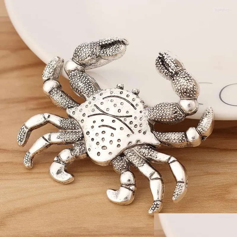 pendant necklaces 3 pieces tibetan silver large crab charms pendants for necklace diy jewellery making accessories