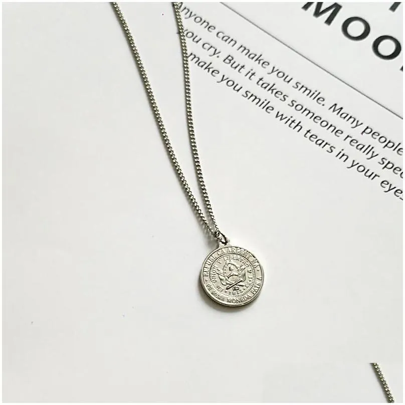 pendant necklaces ghidbk argentina boho gold sun coin women double sided celestial medallion chokers delicate design collars