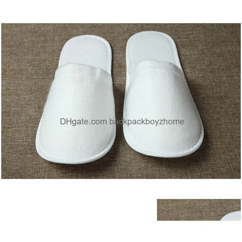 disposable slippers hotel motel travel disposable slippers home guest slippers mixed colors salon spa guest shoes
