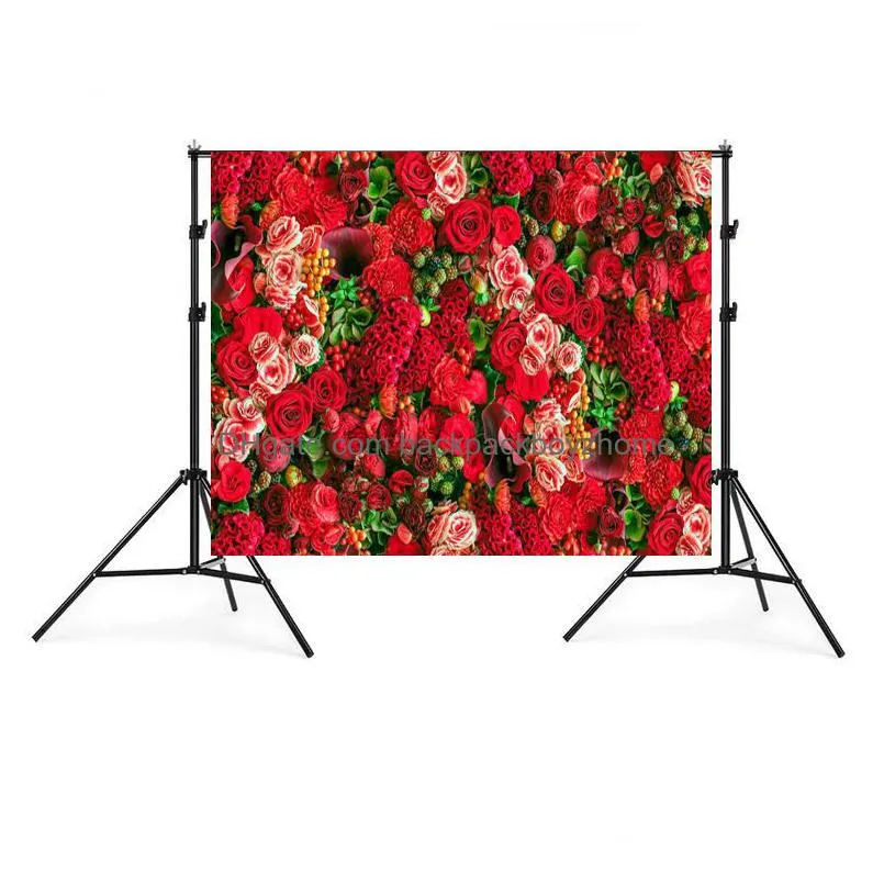 3d rose flower theme photography background 150x200cm wedding bridal newborn shower birthday party photo backdrops