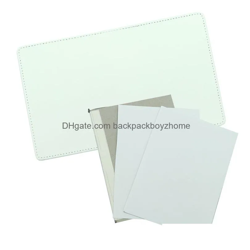 a4 a5 a6 sublimation blank journal notepads plain white heat transfer customized printing notebook