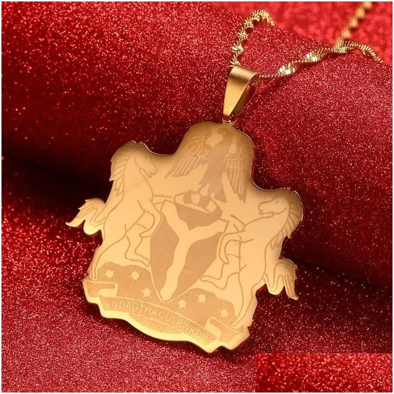 pendant necklaces nigeria map country africa nigerians chain jewelrypendant