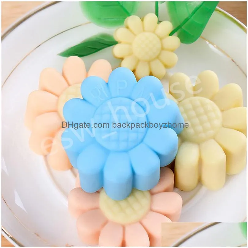 3d flowers shaped jelly mould silicone sunflower mousse cake pudding fondant chocolate molds kitchen tools