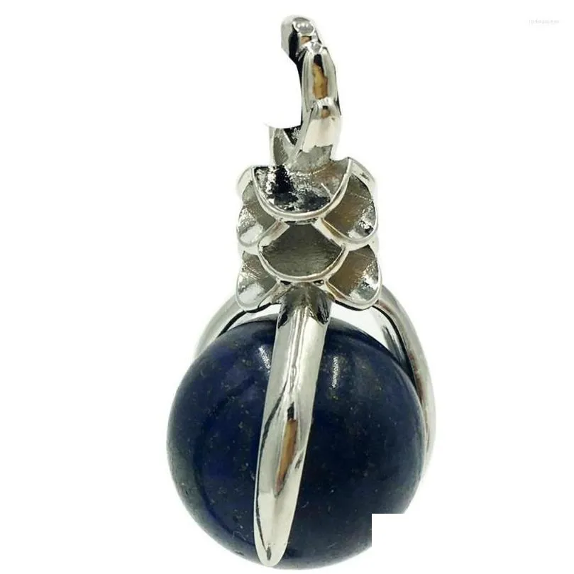 pendant necklaces lapis lazuli malachite tiger eye crystal aventurine opal unakite howlite blue sand goldstone carnelian round bead