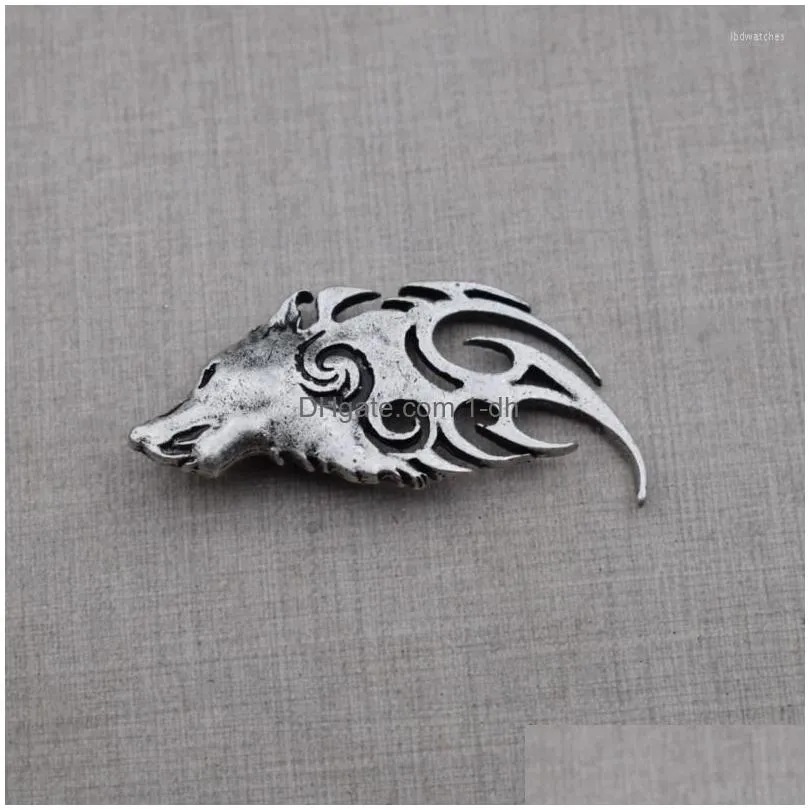 pendant necklaces forest animals nordic vinking wolf for women mens jewelry