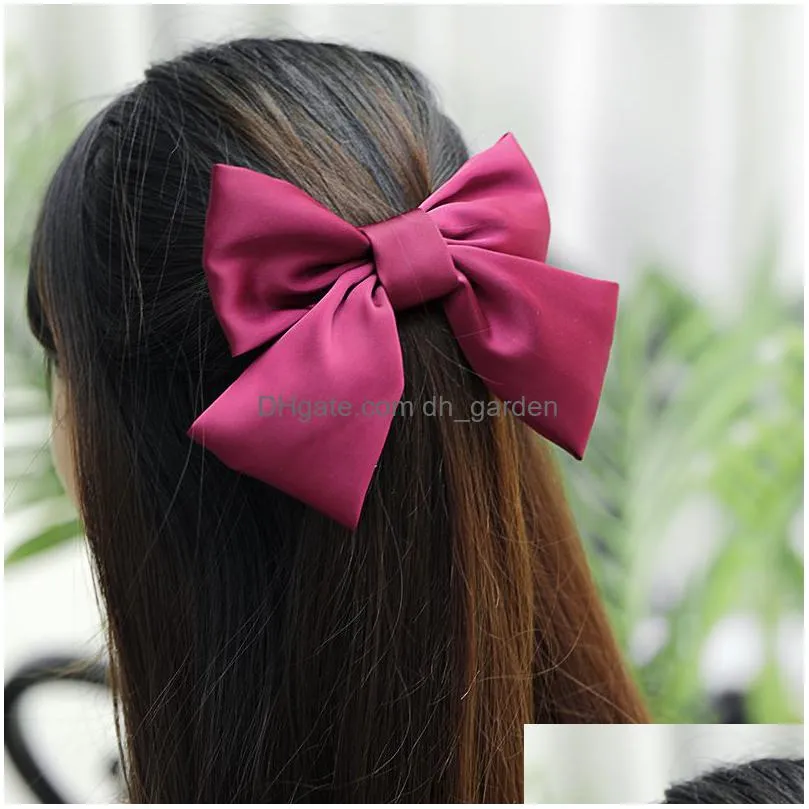 2021 new arrival big bows hair clips women girls headband fashion korean sweet hairs accessories