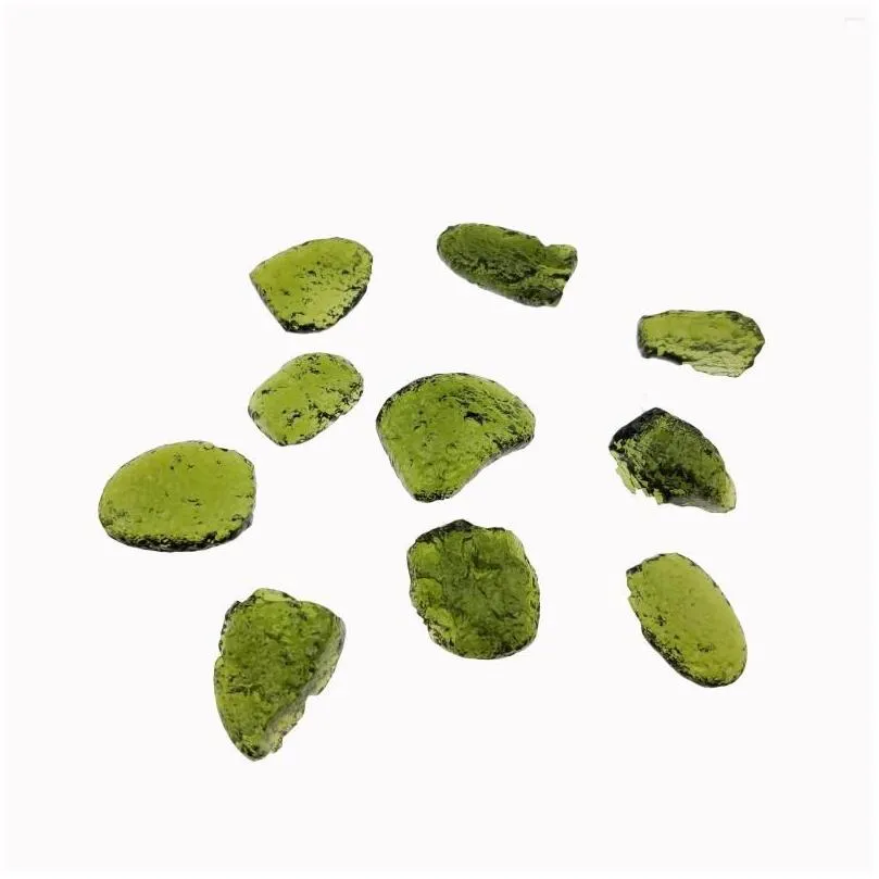 pendant necklaces natural moldavite green aerolites crystal stone necklace energy apotropaic4g5g/ lot rope unique