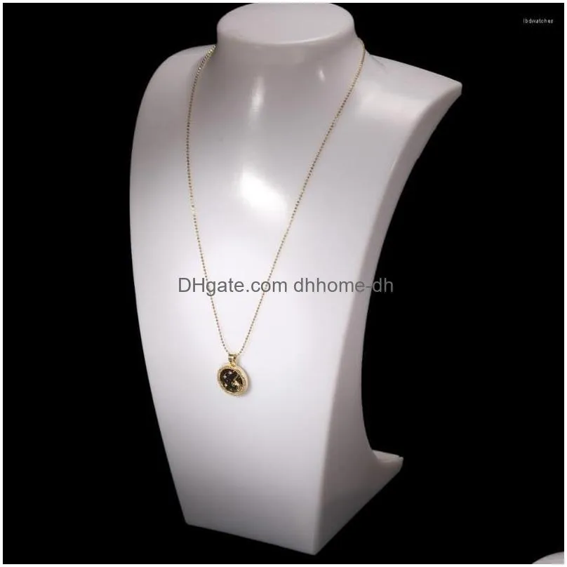 pendant necklaces charm 12 constellation choker elegant star zodiac sign pendants gold color chain for women gift dropship