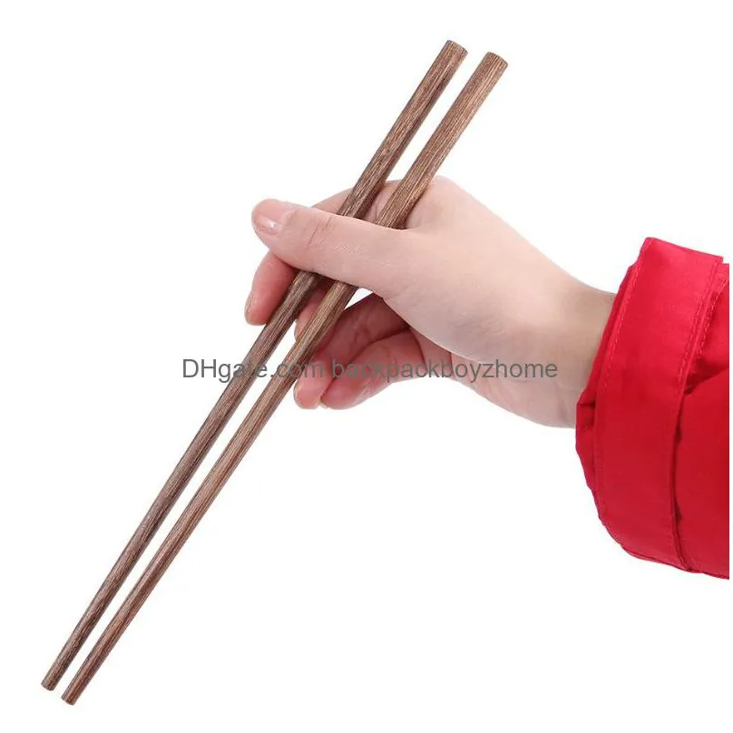 10 pairs wood chopsticks 25cm reusable chinese japanese ecofriendly sushi rice chopstick