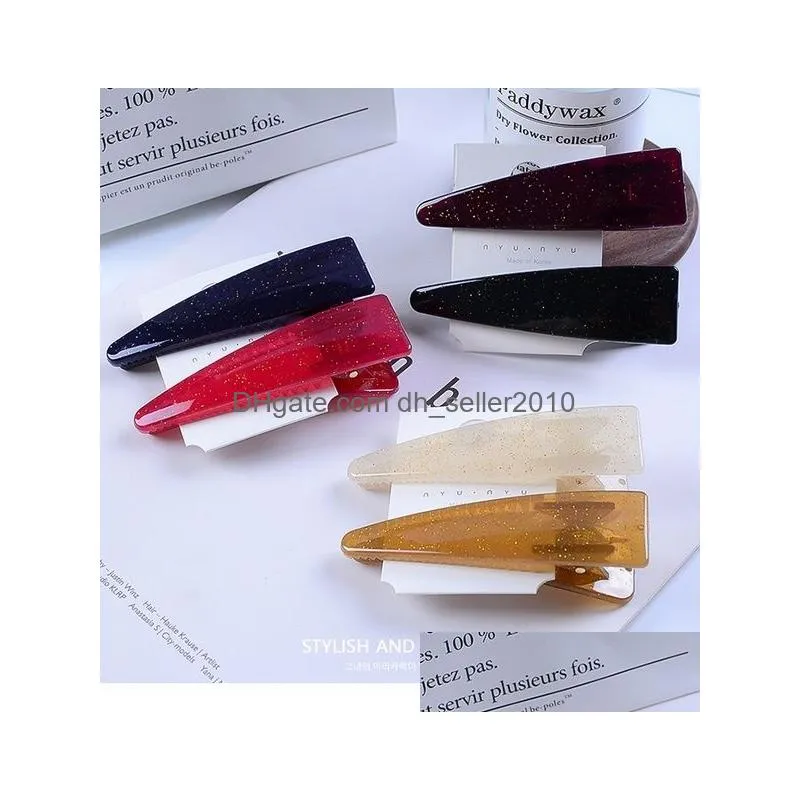 japanese style triangle hairclip for women cute barrettes girls hair clips hairpin bb clip hair jewelry