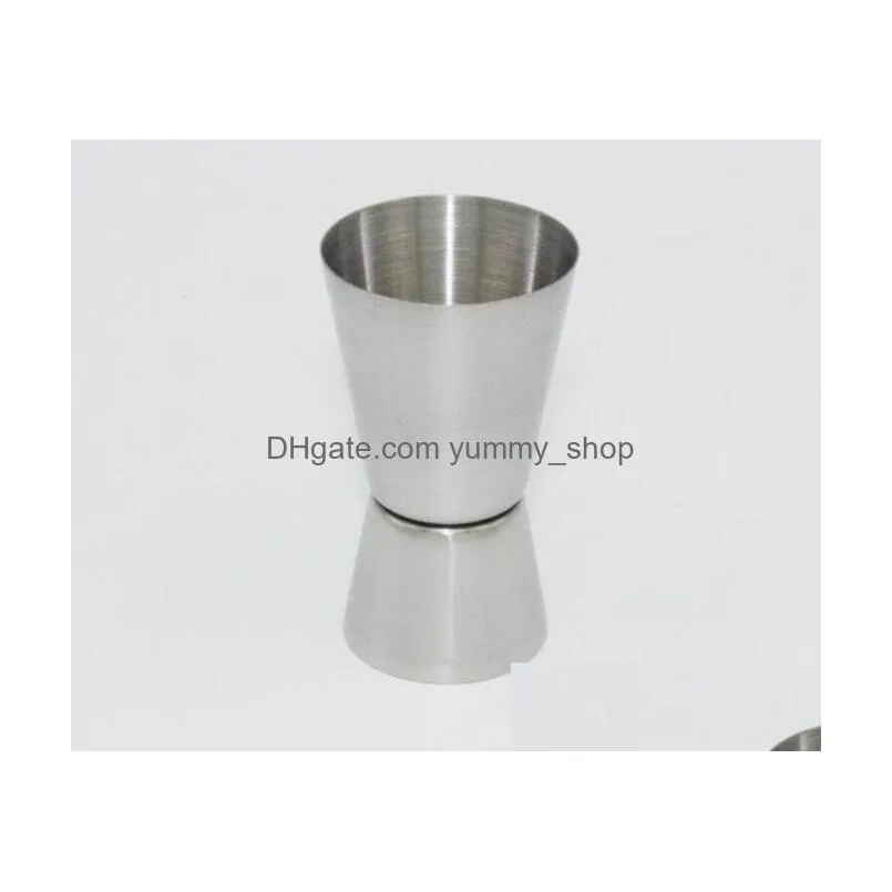  l/1530c.c stainless steel cocktail shaper double jigger measuring ounce bar tv wine cup