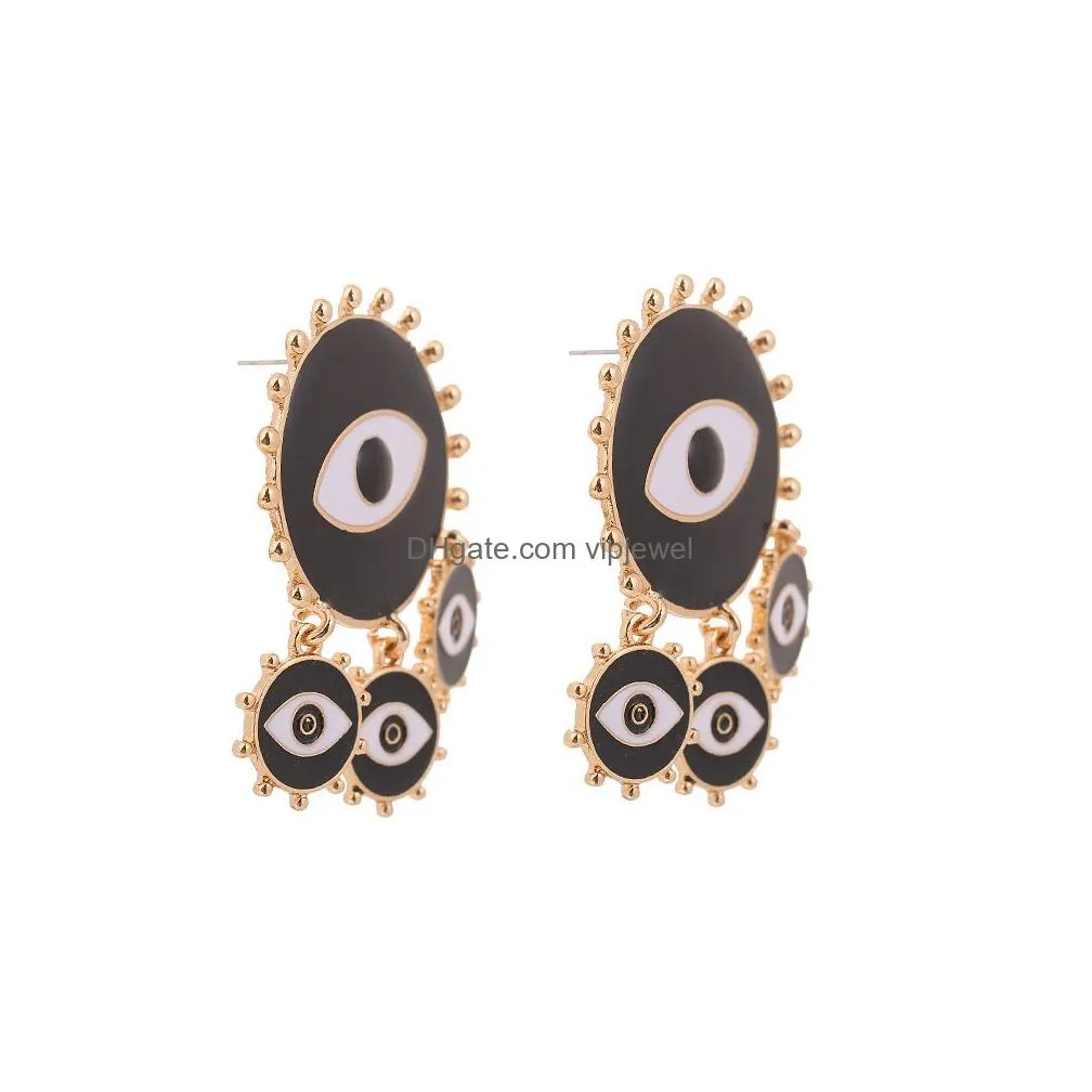 retro turkey evil blue eyes earrings charm drop dangle earrings for women tassel earrings wholesale