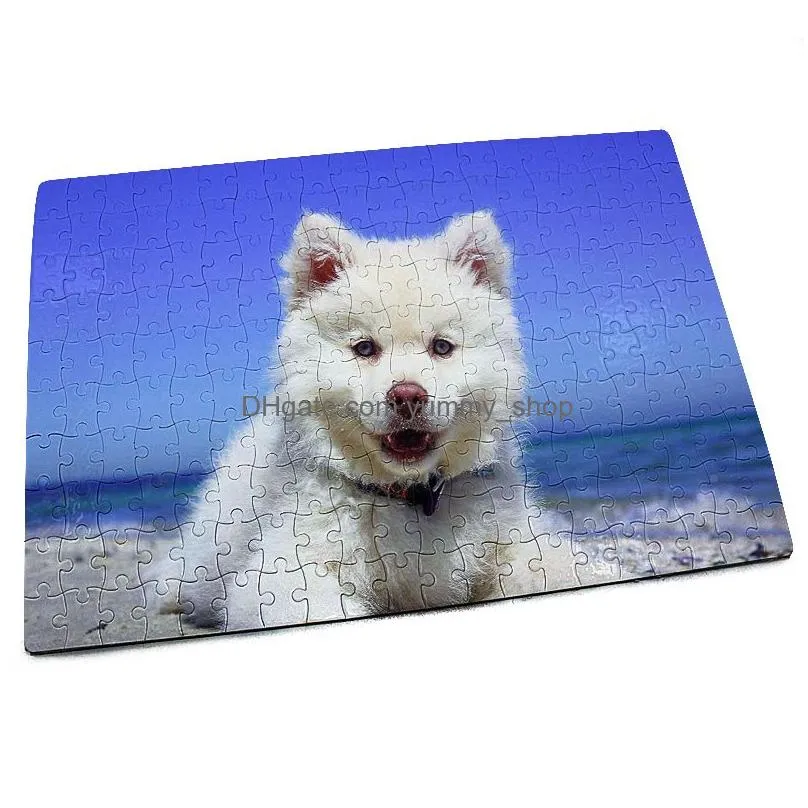 a5 size diy sublimation puzzles blank puzzle jigsaw heat printing transfer local return gift