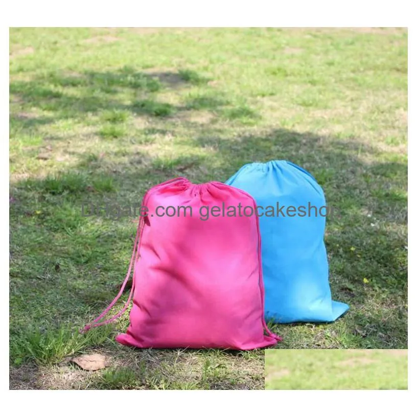 wholesale40cmx30cm non woven sack with rope storage bag multiple colours for shoe / clothes