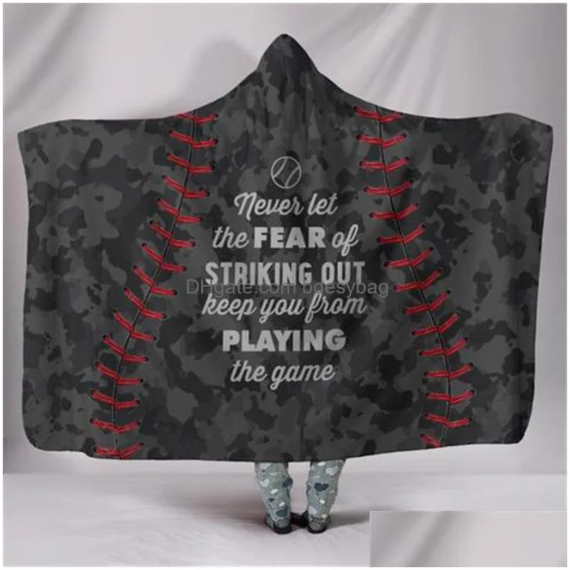 Hooded softball blanket hot sale