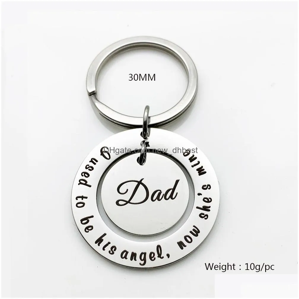good design 20mm key rings mothers holiday gift it doesnt matter how old i get stainless steel keychain show love to mom jewelry