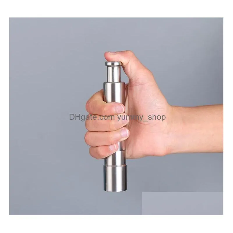  arrive stainless steel pepper grinder portable manual salt pepper muller seasoning grinding milling machine