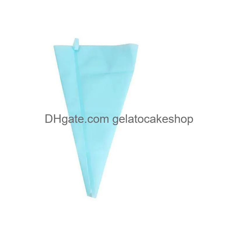 wholesale cake decorating tools length pastry bag silicone icing piping bag cream cake decorating tool