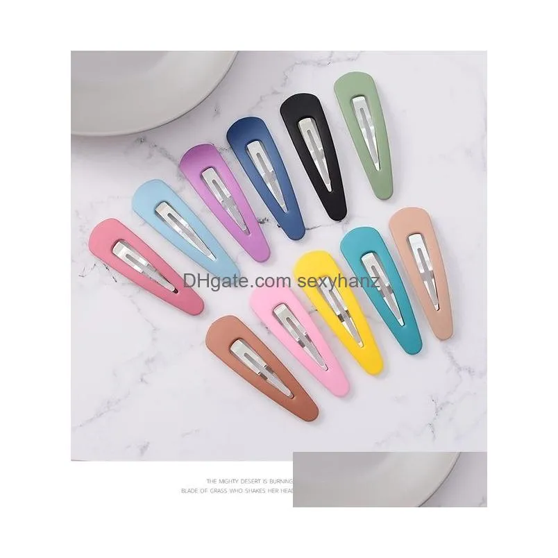 women fashion cute hair clips sweet girls candy color hairclip bb clip hairpin charm party jewelry