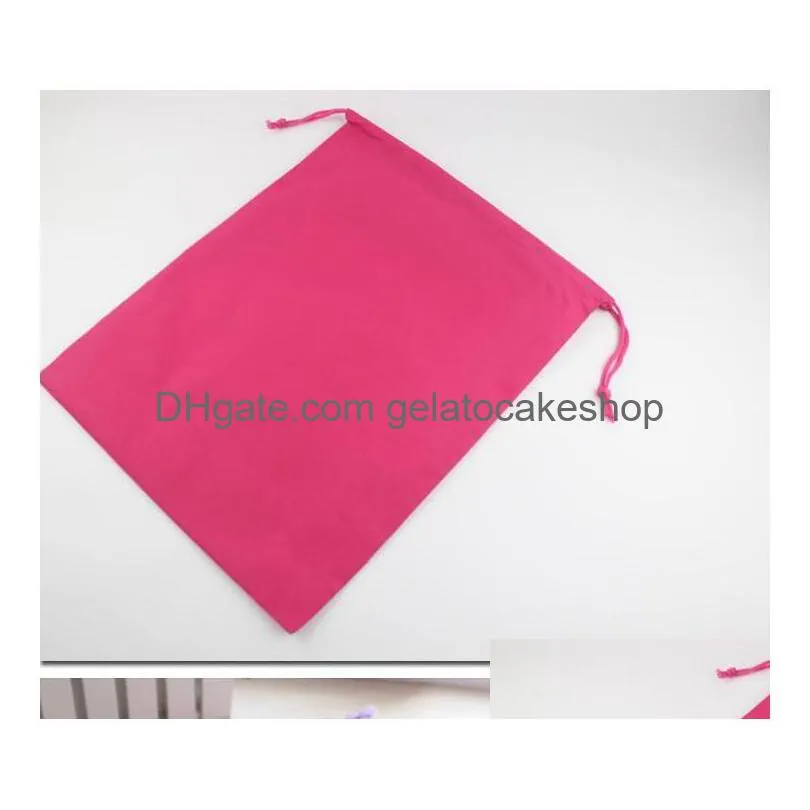 wholesale40cmx30cm non woven sack with rope storage bag multiple colours for shoe / clothes